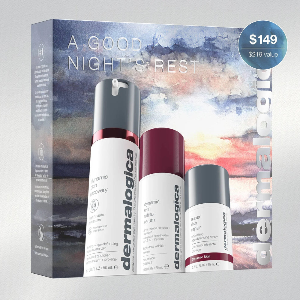 a goodnights rest set (2 full-size + 1 travel-size)