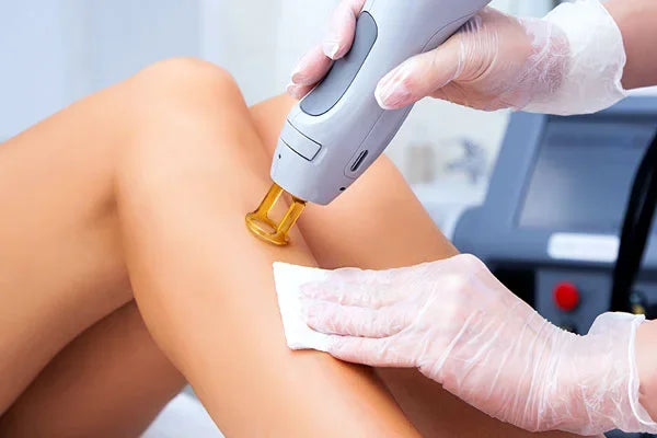 Laser hair removal treatment at a professional med spa in Plano, TX