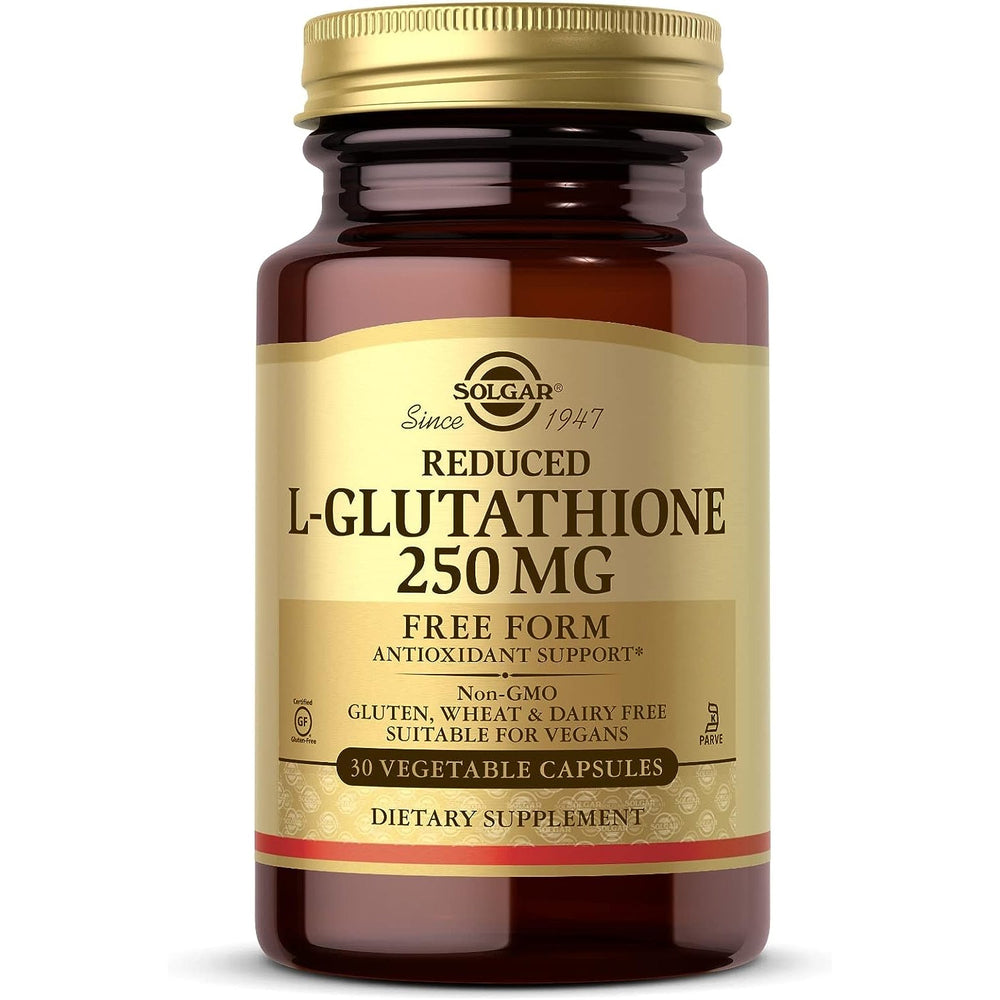 Solgar Reduced L-Glutathione 250 Mg, 30 Vegetable Capsules