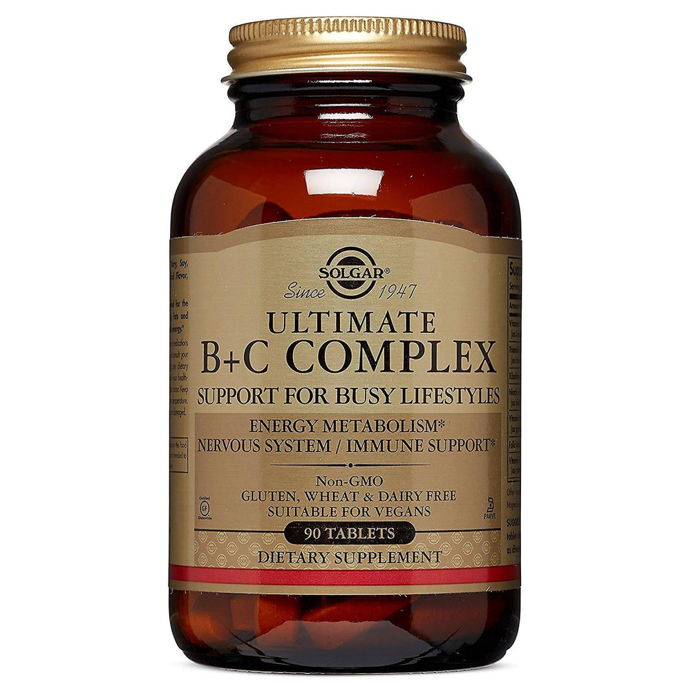 Solgar Ultimate B C Complex Stress Formula 90 Tablets