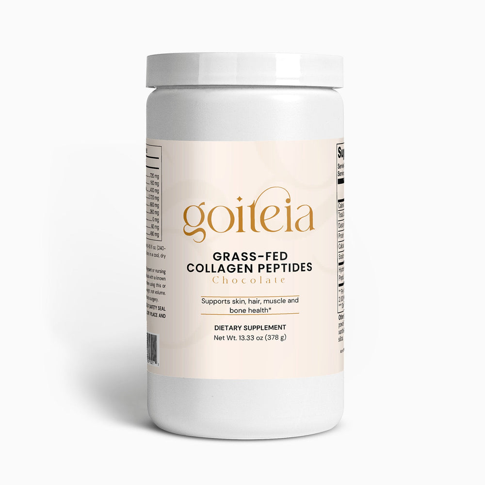 Goiteia Grass-Fed Collagen Peptides Powder (Chocolate) 13.33 Oz (378g)