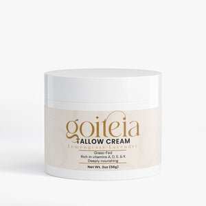 Goiteia Tallow Cream Lemongrass & Lavender 2 oz (56g)