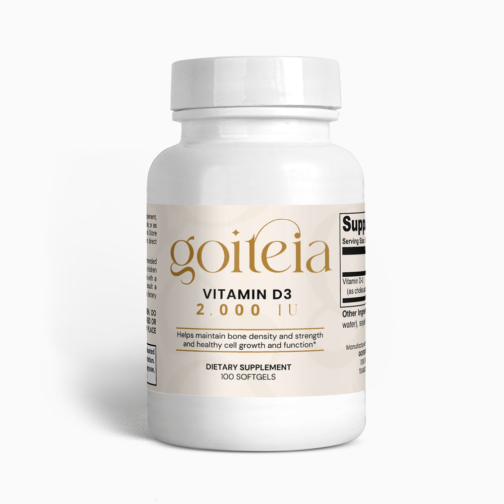 Goiteia Vitamin D3 2,000 IU 100 softgels