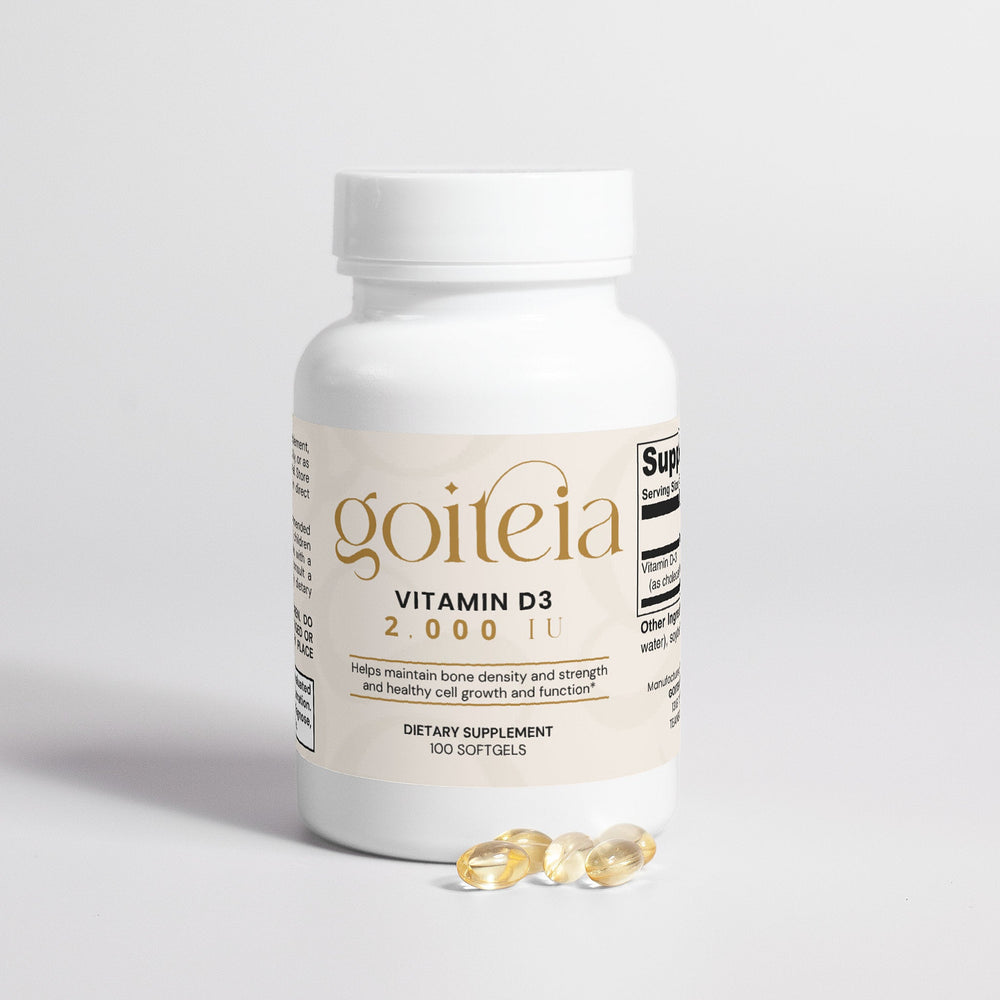 Goiteia Vitamin D3 2,000 IU 100 softgels