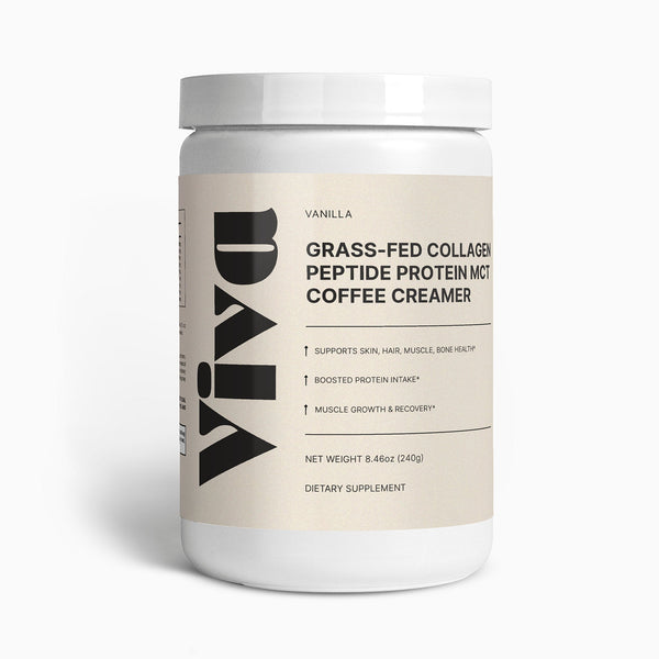 Grass-Fed Collagen Peptide MCT Protein Coffee Creamer (Vanilla)