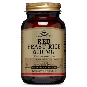Solgar Red Yeast Rice Vegetable 60 Capsules