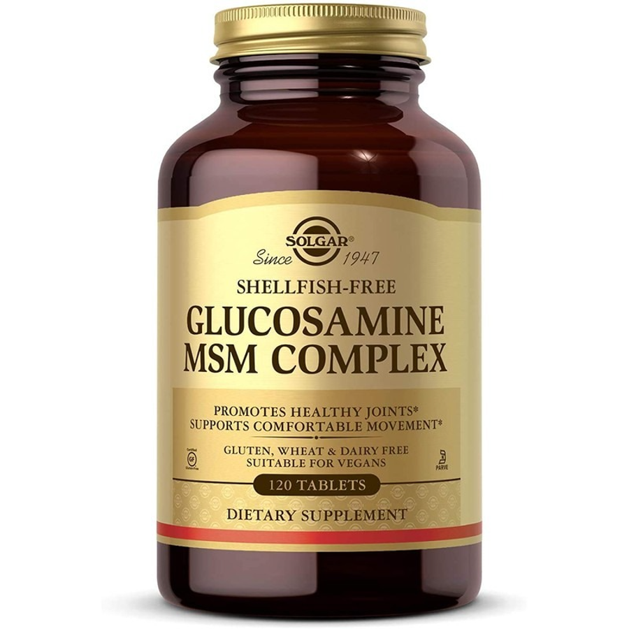 Solgar Glucosamine MSM Complex, 120 Tablets