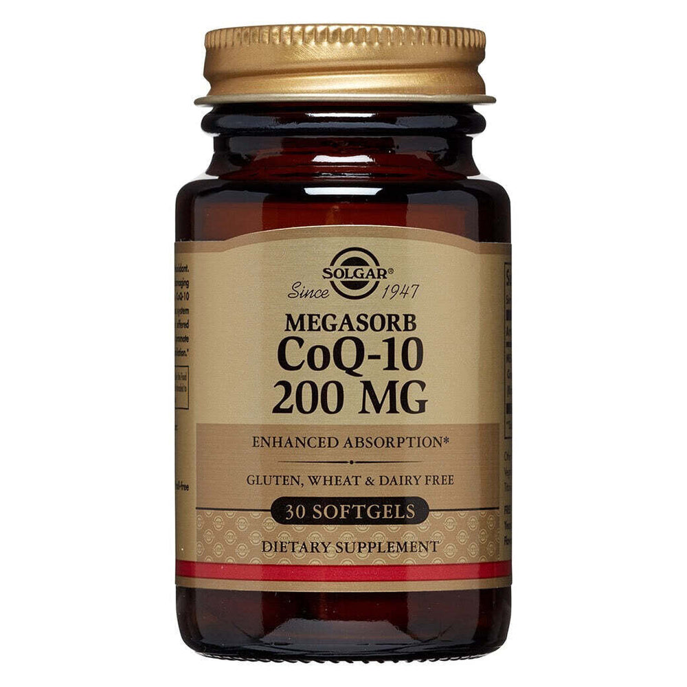 Solgar Megasorb CoQ-10, 200 Mg, 30 SoftGels