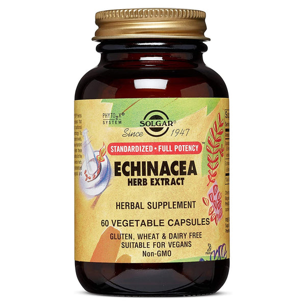Solgar Echinacea Herb Extract 60 Vegetable Capsules