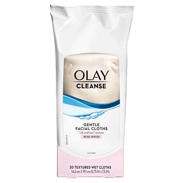 Olay Gentle Facial Cleansing Cloths, Rose Water
